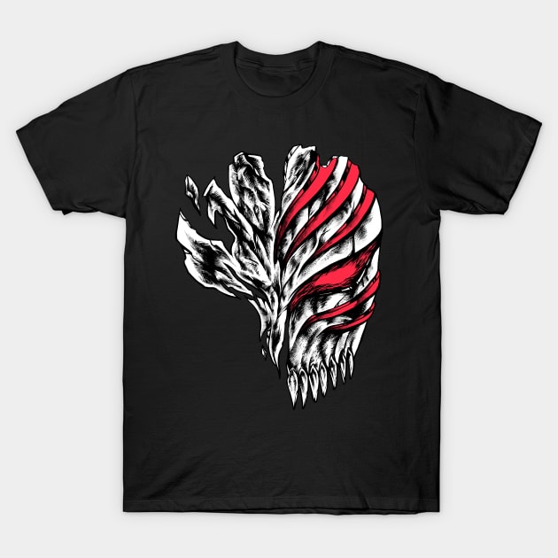 Hollow Kurosaki Ichigo T-Shirt by midthos